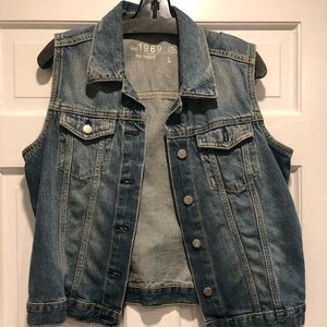 Gap denim vest
